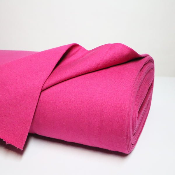 European French Terry 95% Cotton 5% Elastane - Pink *Clearance Sale 20% Off